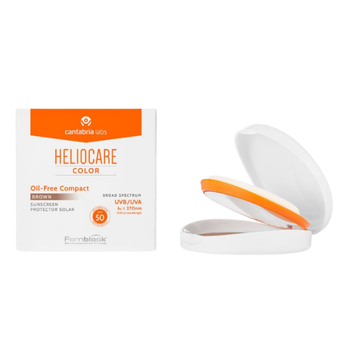 Heliocare Compact Oil-Free SPF 50 (Brown) (10g)