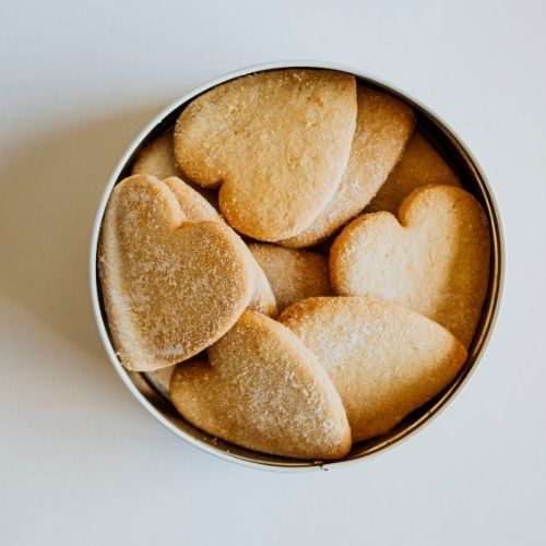 Nibbly Bits Condensed Milk Heart Cookie