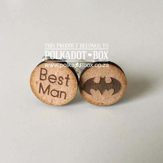 Best Man Batman Cufflinks