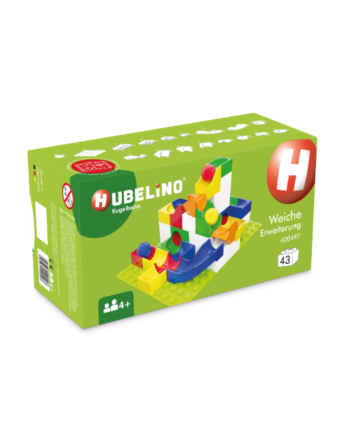 Hubelino Marble Run – Switch Expansion (43 pcs)