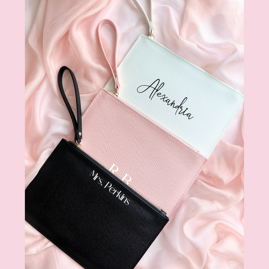 Personalised Saffiano Clutch