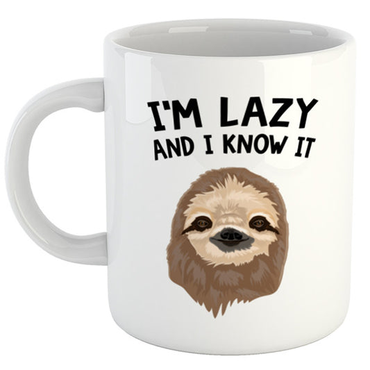 I'm Lazy and I know it mug