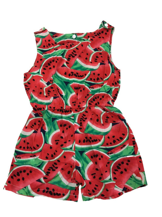 90cm Pink & Green Watermelon Romper