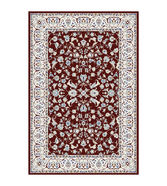 Traditional Persian Floral Red