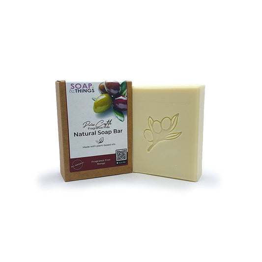 Pure Castile Soap Bar, Unscented, 100% Extra Virgin Olive Oil